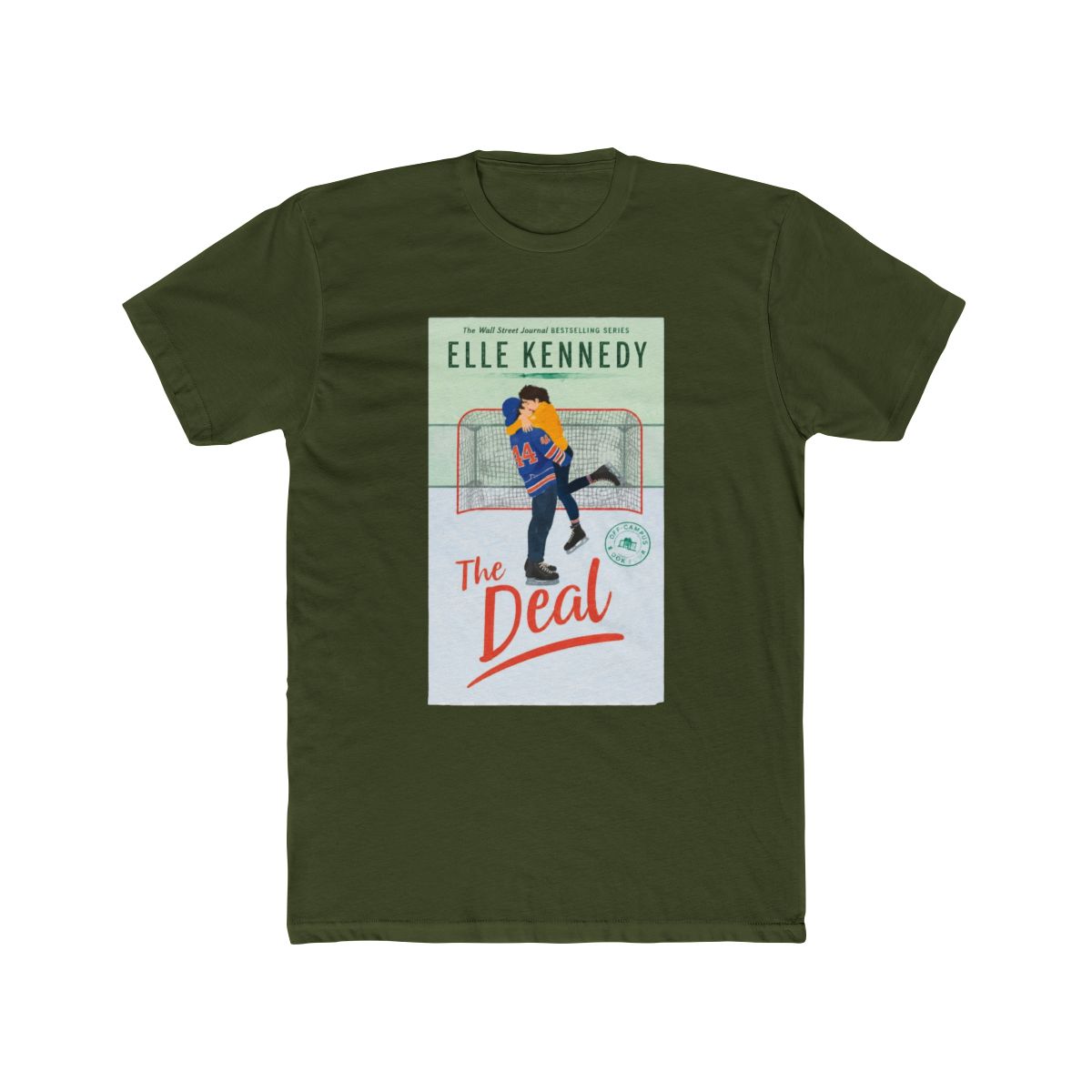 Pope Francis Reading The Deal Off Campus T Shirt | Elle Kennedy - alternate angle 4, merchandise